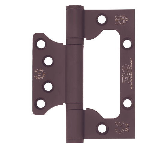 Zoo Hardware Single Flush Interleaf 100 x 79mm Hinge