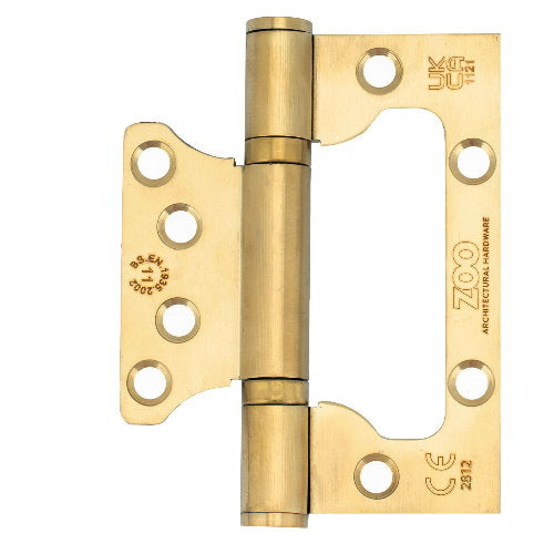 Zoo Hardware Single Flush Interleaf 100 x 79mm Hinge