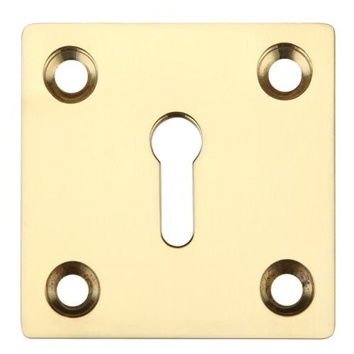 Fulton and Bray Visible Fixing Euro Profile Square Escutcheon