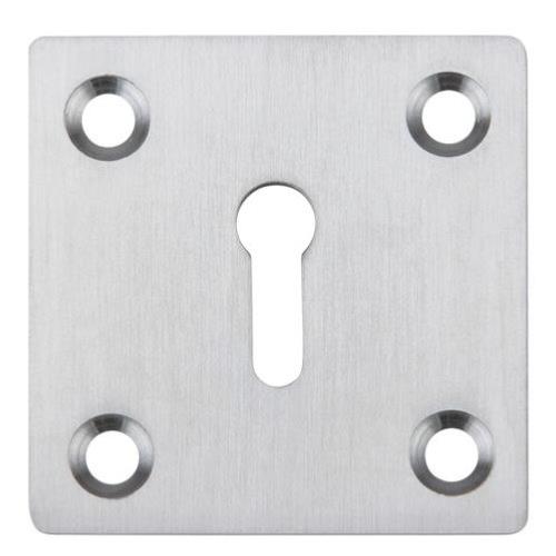 Fulton and Bray Visible Fixing Euro Profile Square Escutcheon