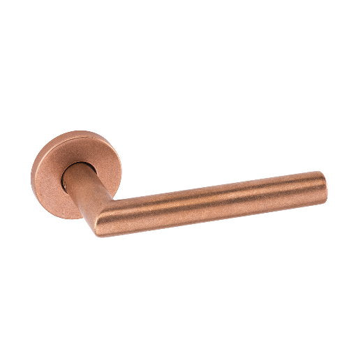 JNF TIMES Bronze 19mm Mitred Straight Lever Handles Set