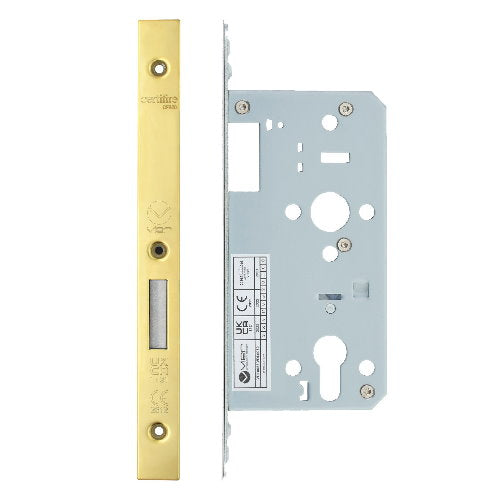 Zoo Hardware European DIN Cylinder Deadlock - 2 Piece