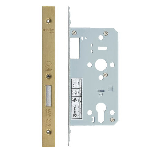 Zoo Hardware European DIN Cylinder Deadlock - 2 Piece