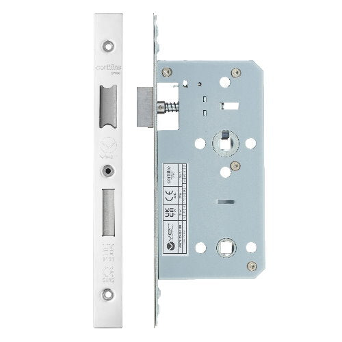 Zoo Hardware European DIN Bathlock - 2 Piece