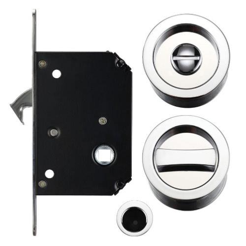 Fulton and Bray Sliding Door Lock Set