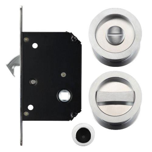 Fulton and Bray Sliding Door Lock Set