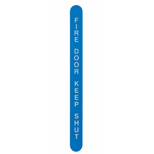 Lollipop stainless steel fire door keep shut sign