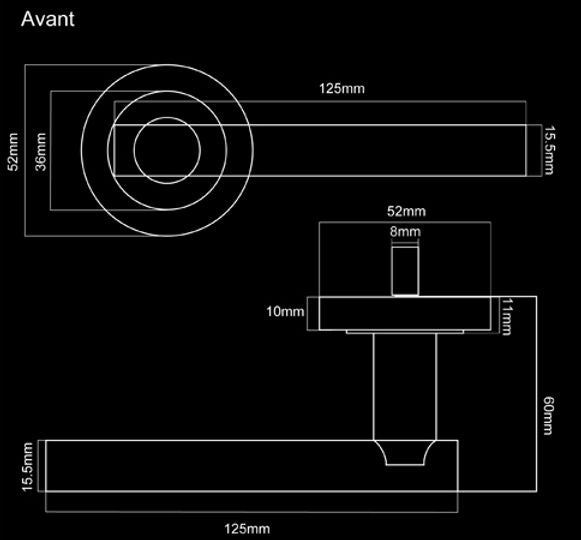 Fortessa Avant Lever on Rose