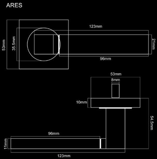 Fortessa Ares Lever on Rose