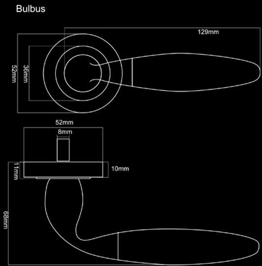 Fortessa Bulbus Lever on Rose