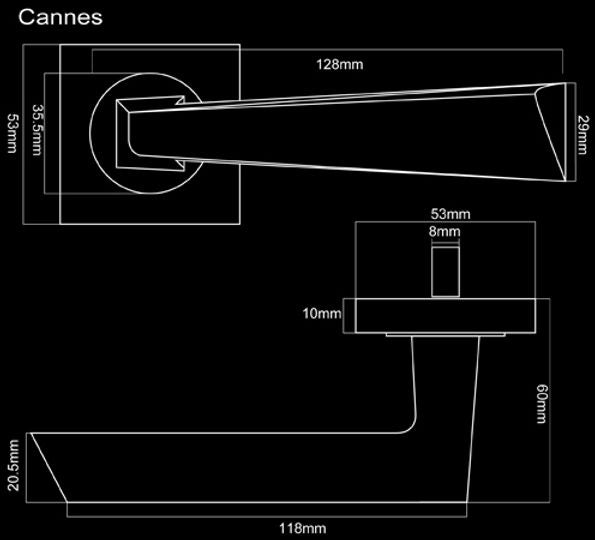 Fortessa Cannes Lever on Rose