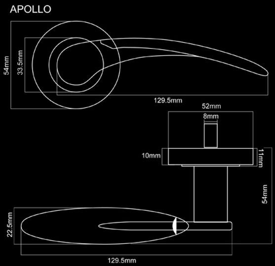 Fortessa Apollo Lever on Rose