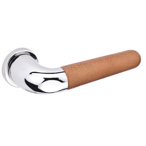 JNF DRIVE VI camel natural leather lever handle