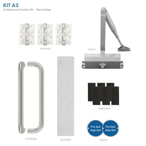 Zoo Hardware Non-Locking Corridor Fire Door Pack