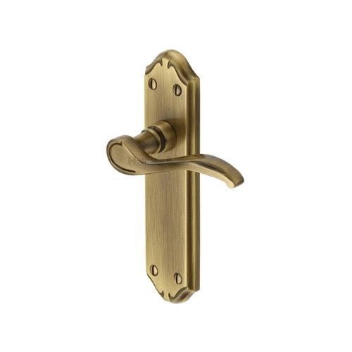 M.Marcus Heritage Brass Verona Lever Handle on Plate