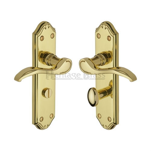 M.Marcus Heritage Brass Verona Lever Handle on Plate