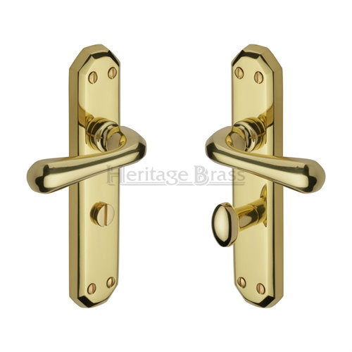 M.Marcus Heritage Brass Charlbury Lever Handle on Plate