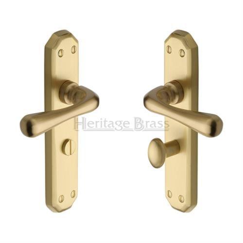 M.Marcus Heritage Brass Charlbury Lever Handle on Plate