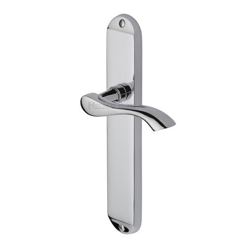 M.Marcus Heritage Brass Algarve Lever Handle on Long Plate