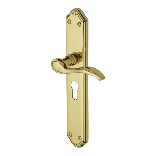 M.Marcus Heritage Brass Verona Long Lever Handle on Plate