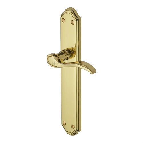 M.Marcus Heritage Brass Verona Long Lever Handle on Plate