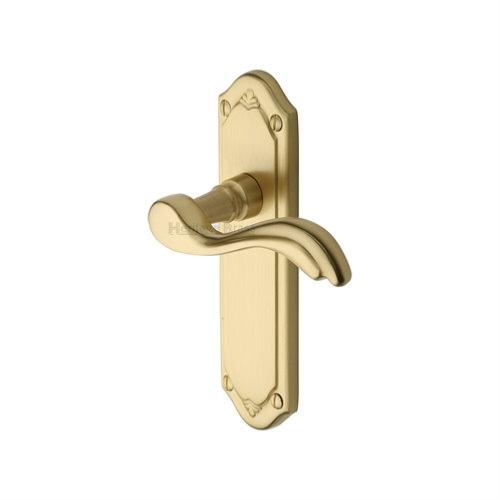 M.Marcus Heritage Brass Lisboa Lever Handle on Plate