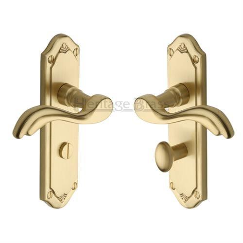 M.Marcus Heritage Brass Lisboa Lever Handle on Plate