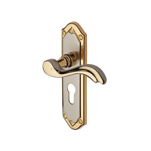 M.Marcus Heritage Brass Lisboa Lever Handle on Plate