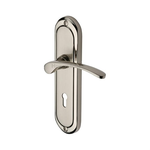 M.Marcus Heritage Brass Ambassador Lever Handle on Plate