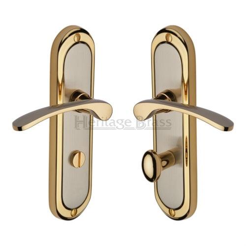 M.Marcus Heritage Brass Ambassador Lever Handle on Plate