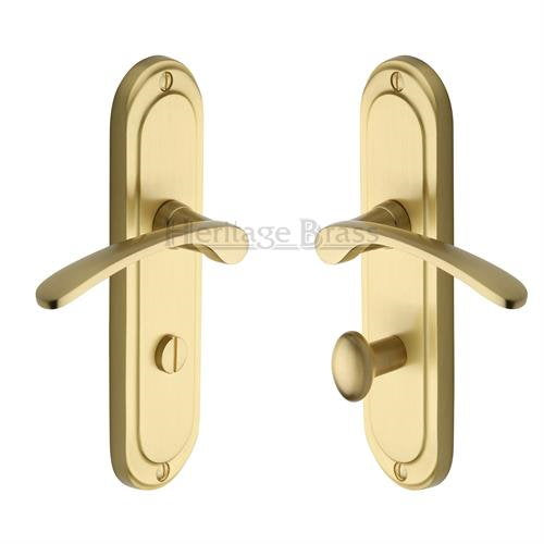 M.Marcus Heritage Brass Ambassador Lever Handle on Plate