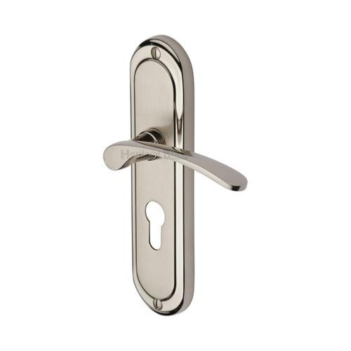 M.Marcus Heritage Brass Ambassador Lever Handle on Plate