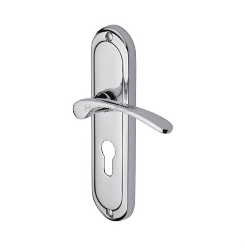 M.Marcus Heritage Brass Ambassador Lever Handle on Plate