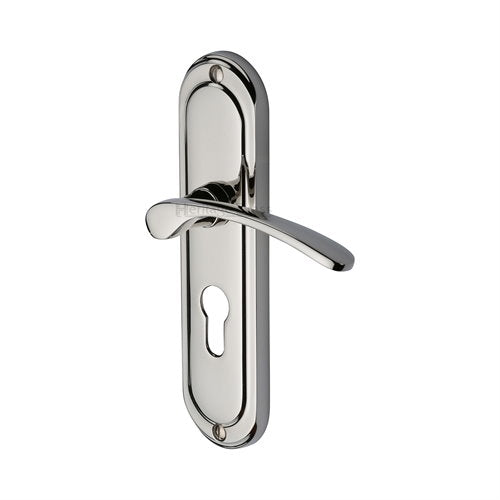 M.Marcus Heritage Brass Ambassador Lever Handle on Plate