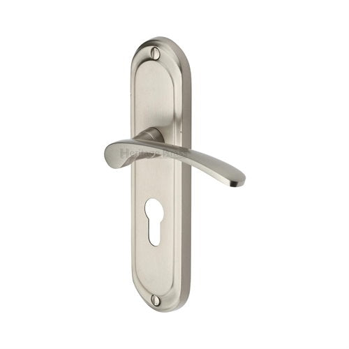 M.Marcus Heritage Brass Ambassador Lever Handle on Plate