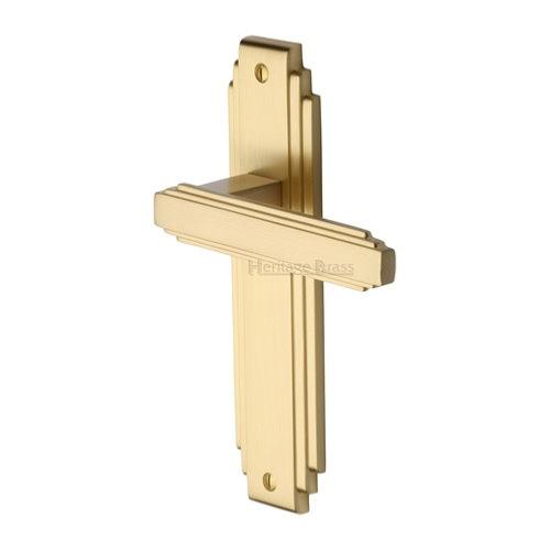 M.Marcus Heritage Brass Astroria Lever Handle on Plate