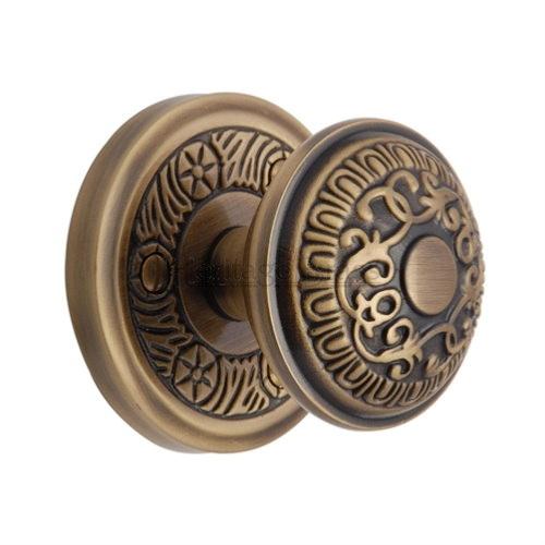 M.Marcus Heritage Brass Aydon Mortice Knob Set