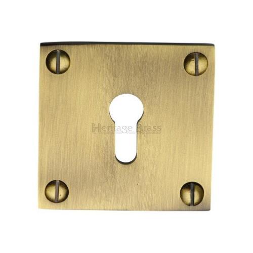 M.Marcus Heritage Brass BAU1556 Lever Key Escutcheon