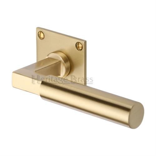 M.Marcus Heritage Brass Bauhaus Low Profile Lever Handle Set