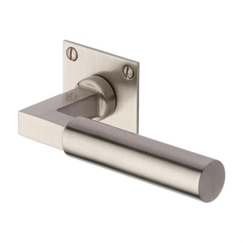 M.Marcus Heritage Brass Bauhaus Low Profile Lever Handle Set