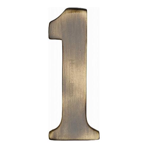 M.Marcus Heritage Brass C1568 Self-Adhesive Number 1