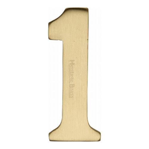 M.Marcus Heritage Brass C1568 Self-Adhesive Number 1