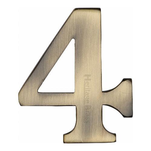 M.Marcus Heritage Brass C1568 Self-Adhesive Number 4