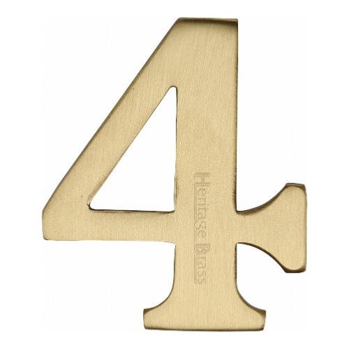 M.Marcus Heritage Brass C1568 Self-Adhesive Number 4