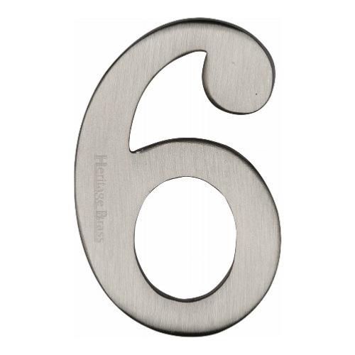 M.Marcus Heritage Brass C1568 Self-Adhesive Number 6