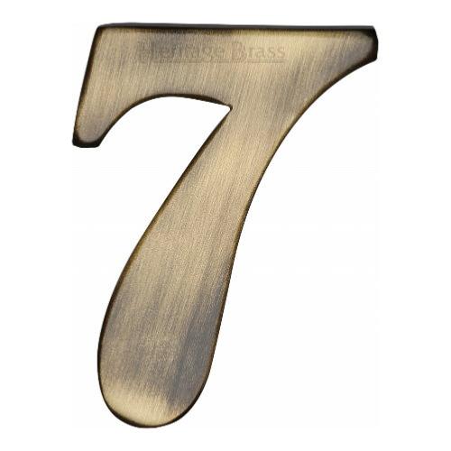 M.Marcus Heritage Brass C1568 Self-Adhesive Number 7