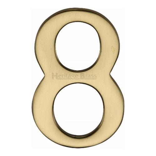 M.Marcus Heritage Brass C1568 Self-Adhesive Number 8