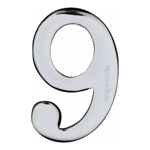 M.Marcus Heritage Brass C1568 Self-Adhesive Number 9