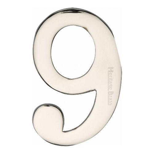 M.Marcus Heritage Brass C1568 Self-Adhesive Number 9