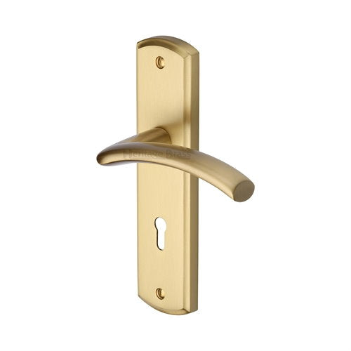 M.Marcus Heritage Brass Centaur Lever Handle on Plate